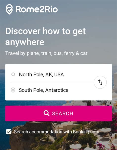 Rome2Rio: discover how to get anywhere